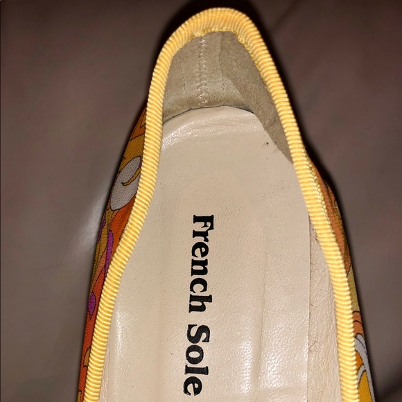 French Sole Ballet Flats SZ 39E 40C - Picture 4 of 5
